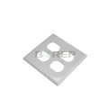 YGC-002 Wholesale duplex outlet safety plastic electrical wall plate